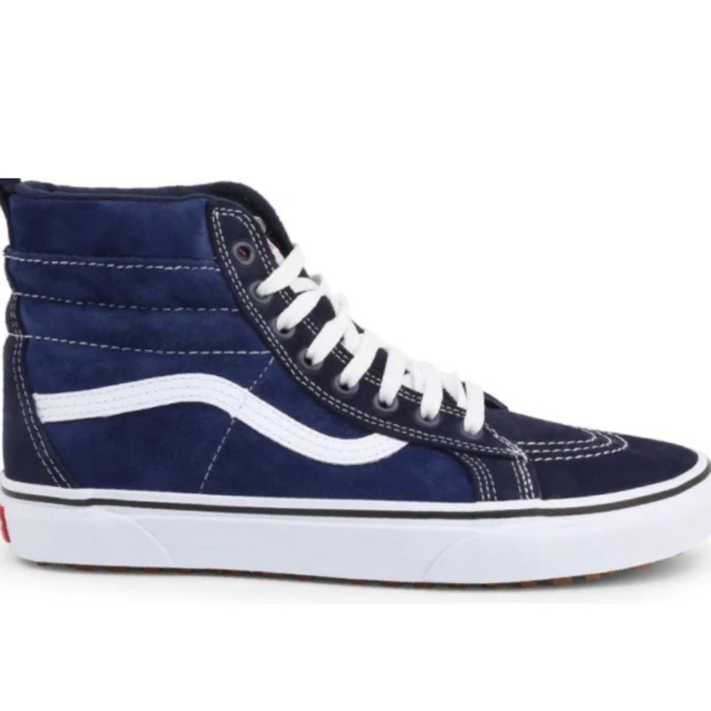 NWT Vans SK8-HI 8 Blue White Lace-Up Sneakers